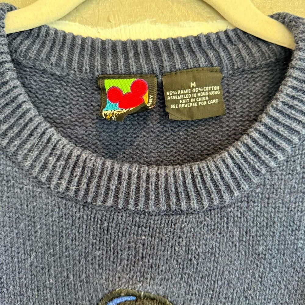 Vintage 90s Disney Knit embroidered sweater - Picture 2 of 5